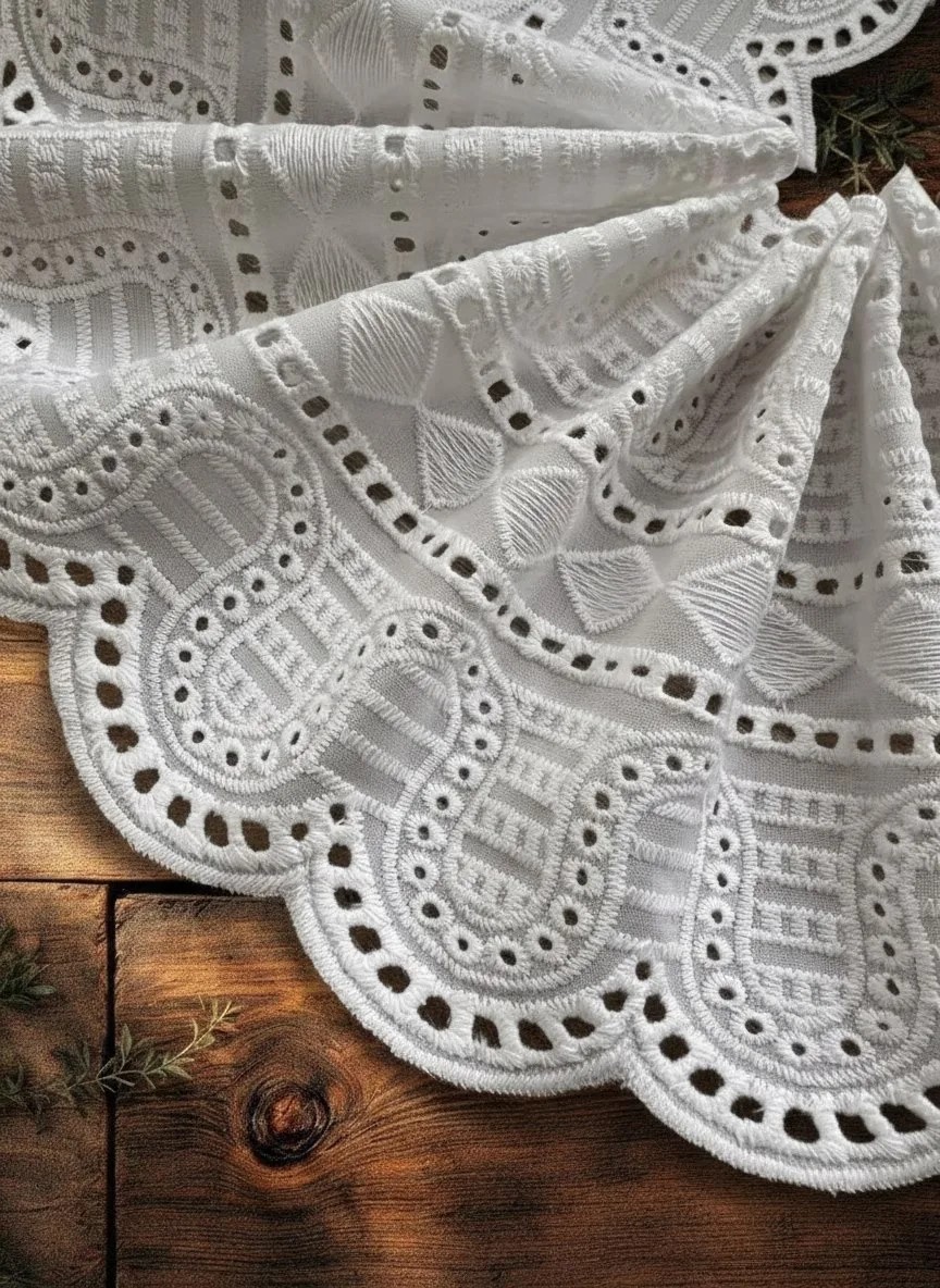 Шитье на батисте М946