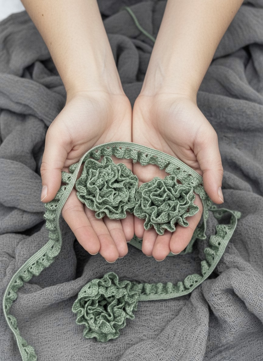 Кружевная резинка-оборка ЕТ1312