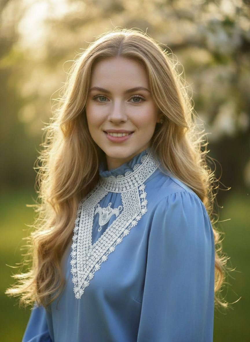 Воротник кружевной накладной