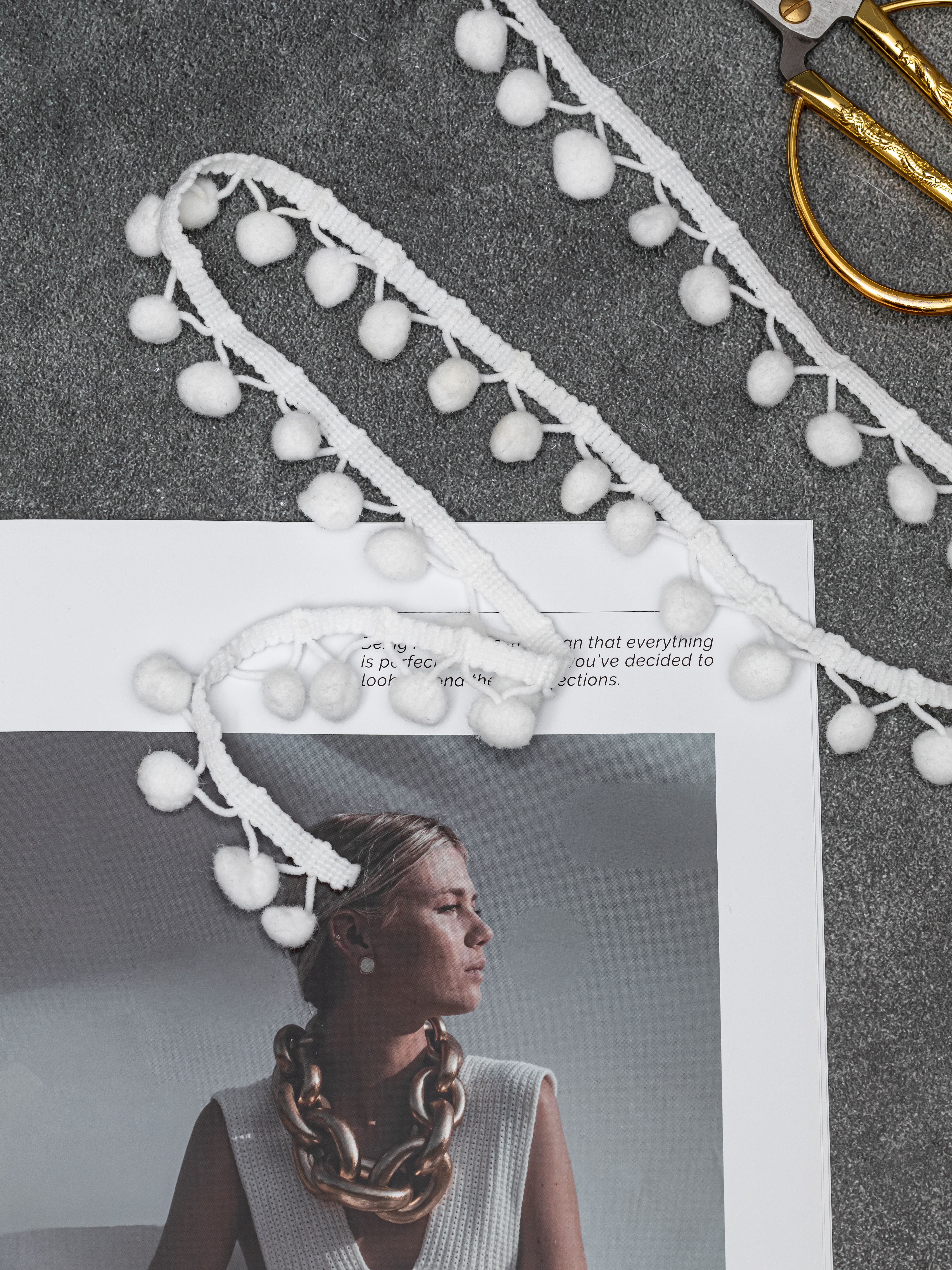 Тесьма бусинки ЕТ1141