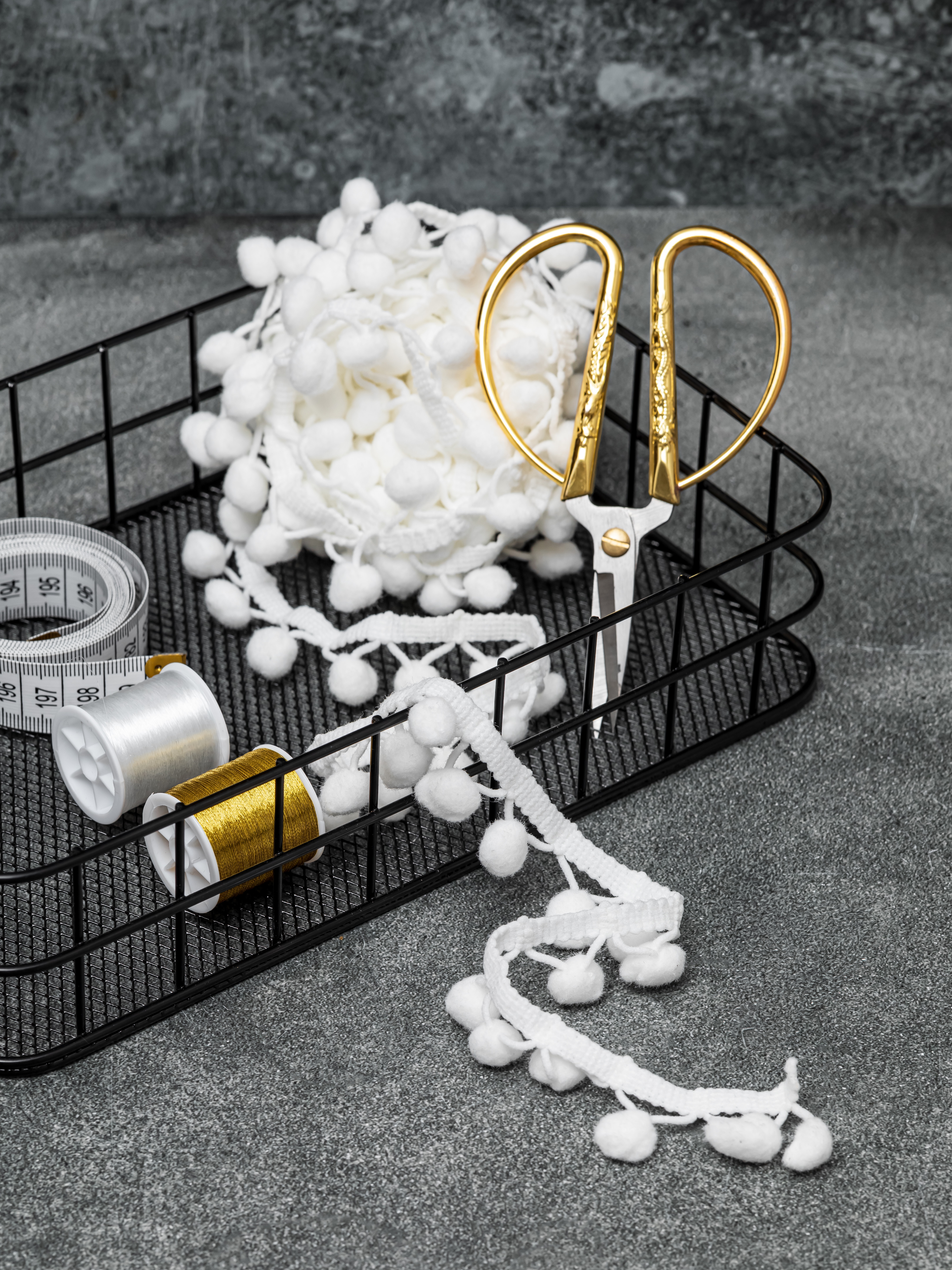 Тесьма бусинки ЕТ1141