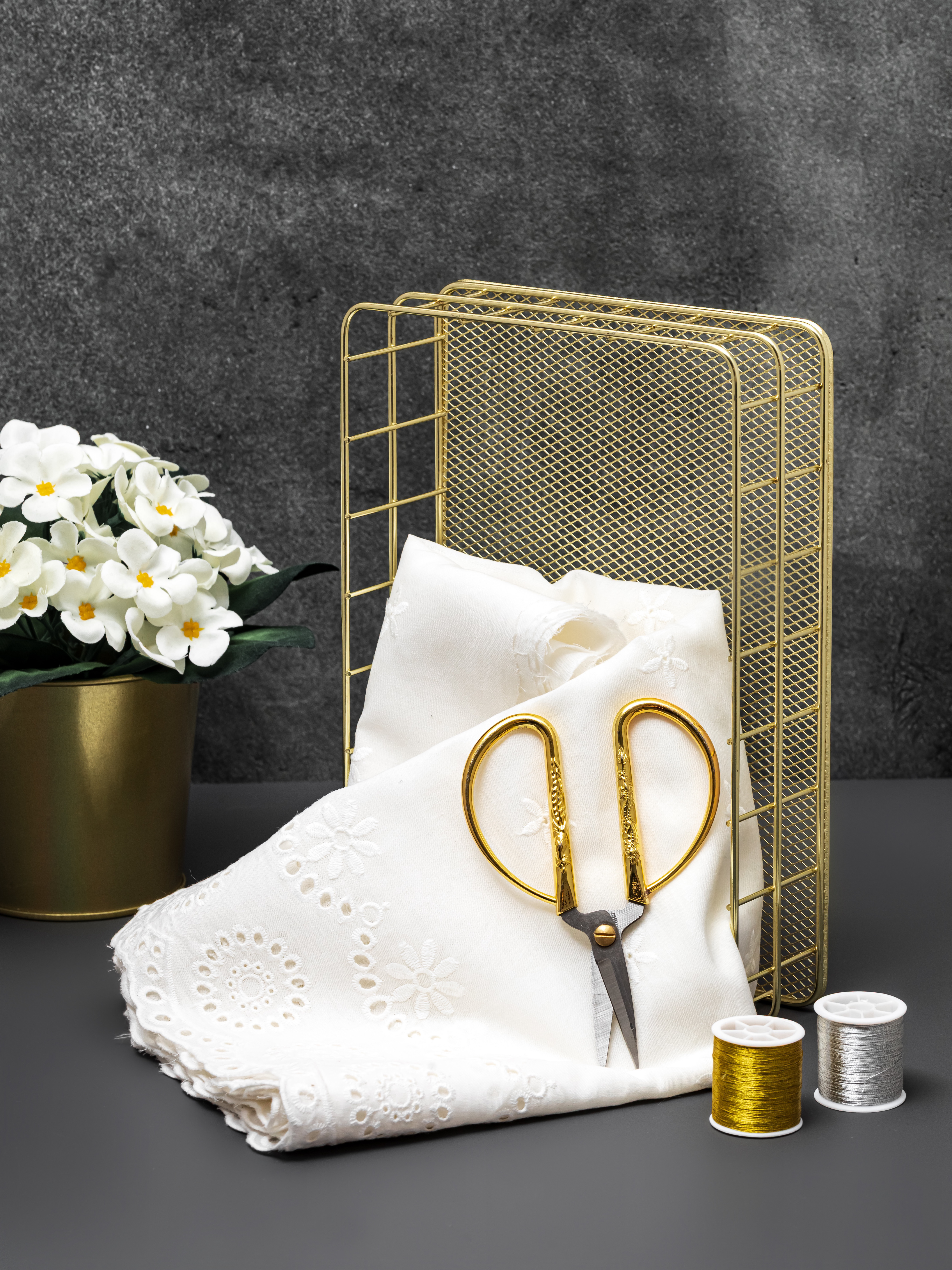 Шитье на батисте М910