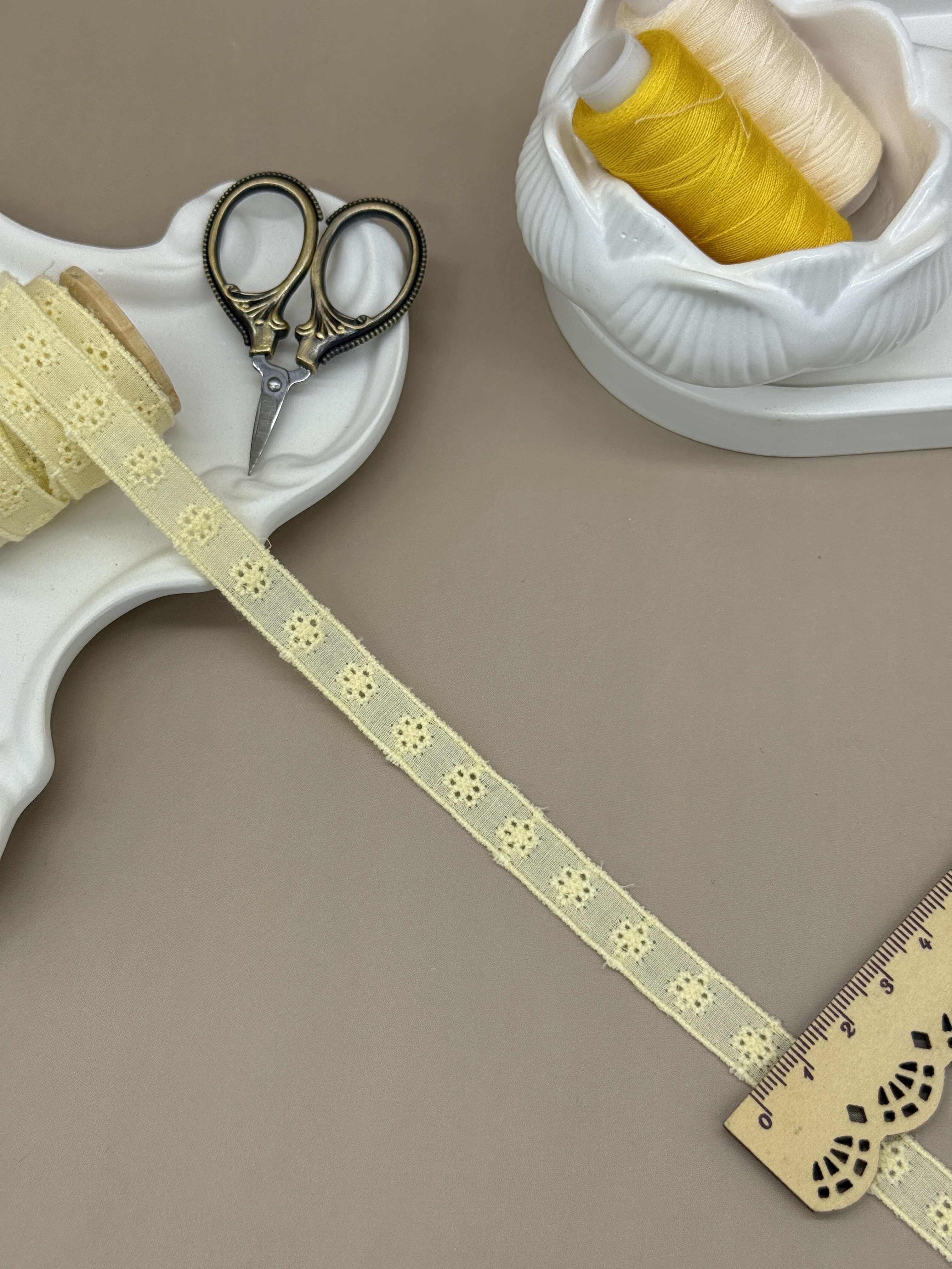 Шитьё на батисте, прошва М388БЖ