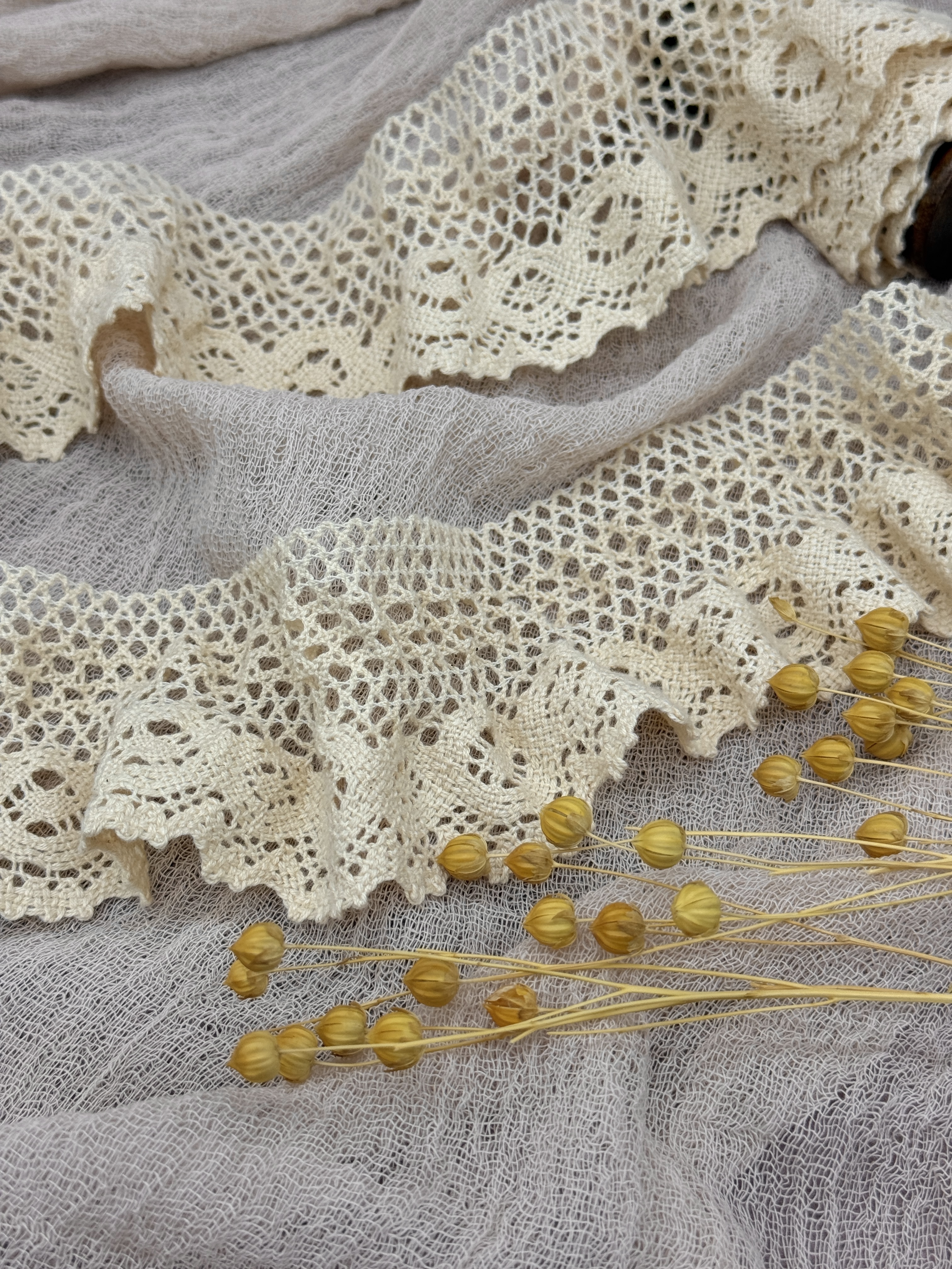 Кружевная резинка-оборка ЕТ952