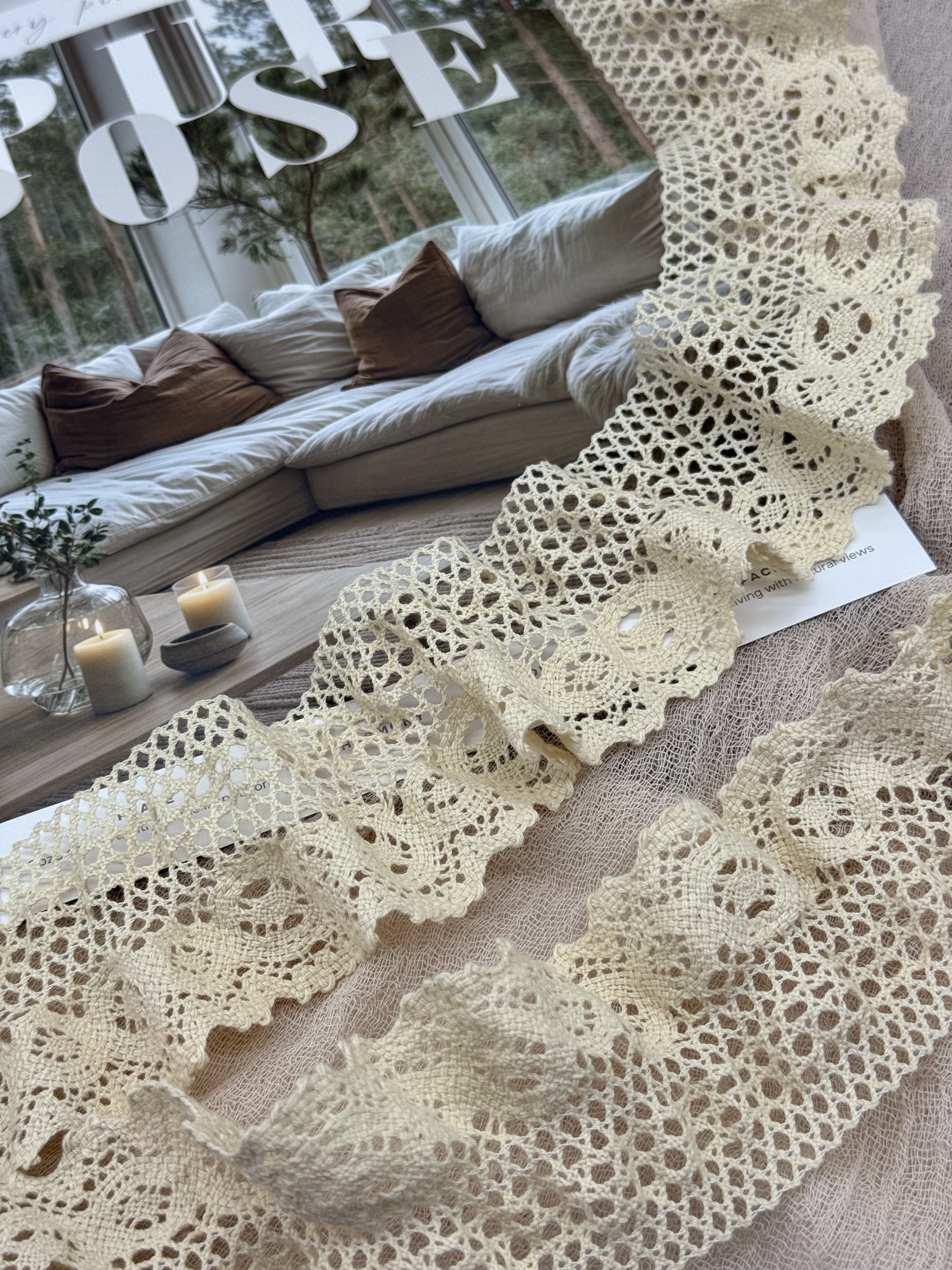 Кружевная резинка-оборка ЕТ952