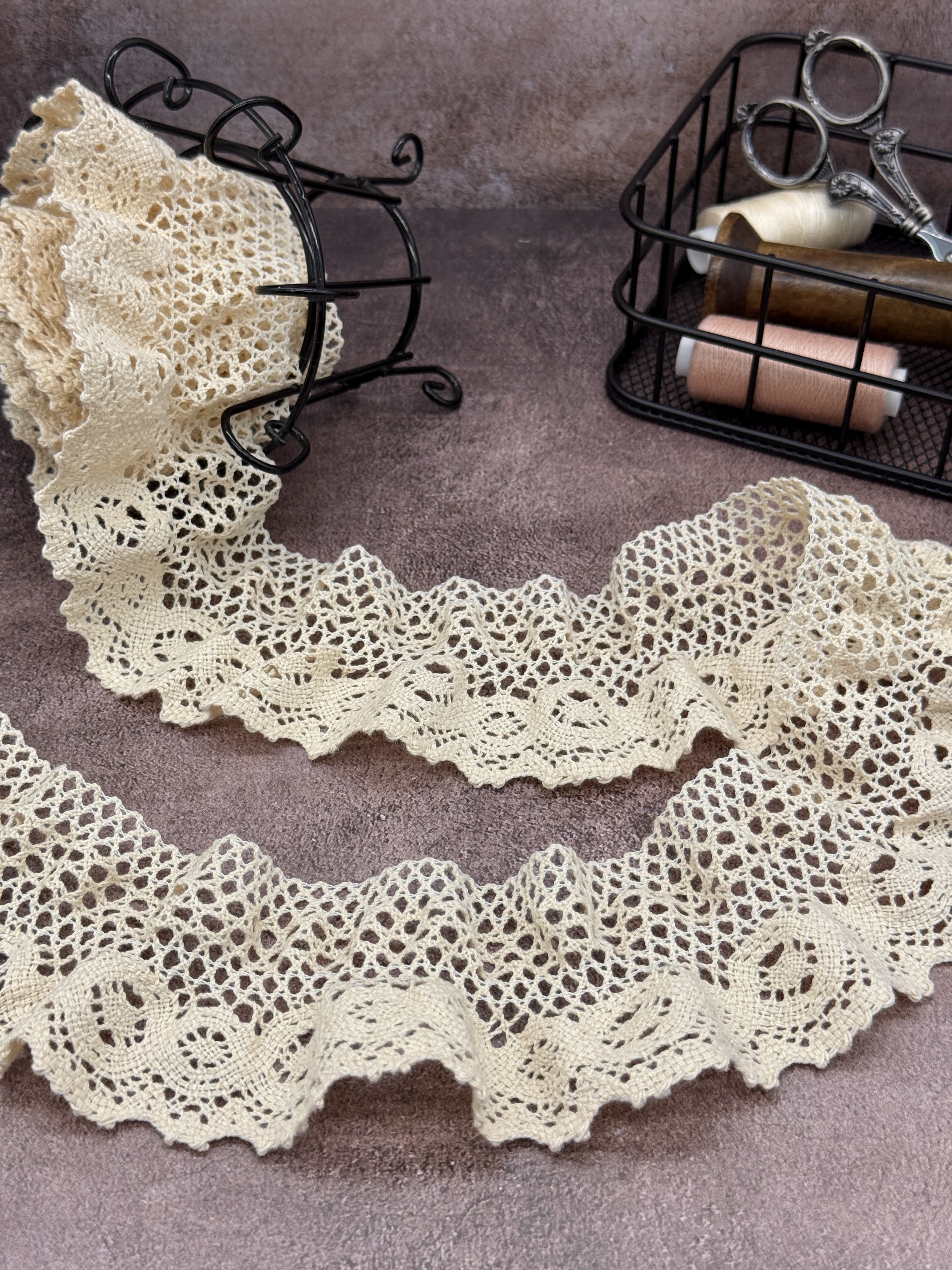 Кружевная резинка-оборка ЕТ952