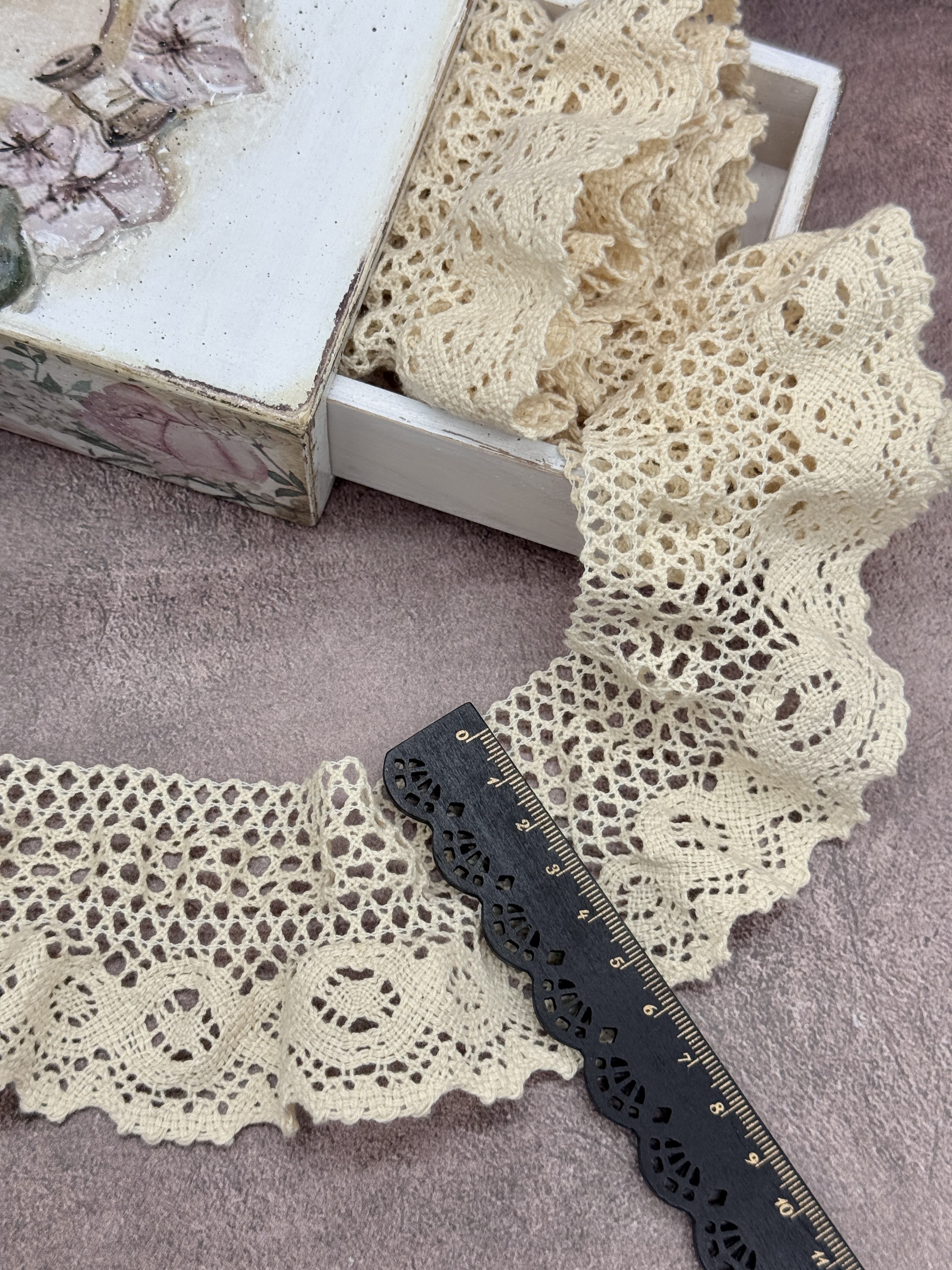 Кружевная резинка-оборка ЕТ952