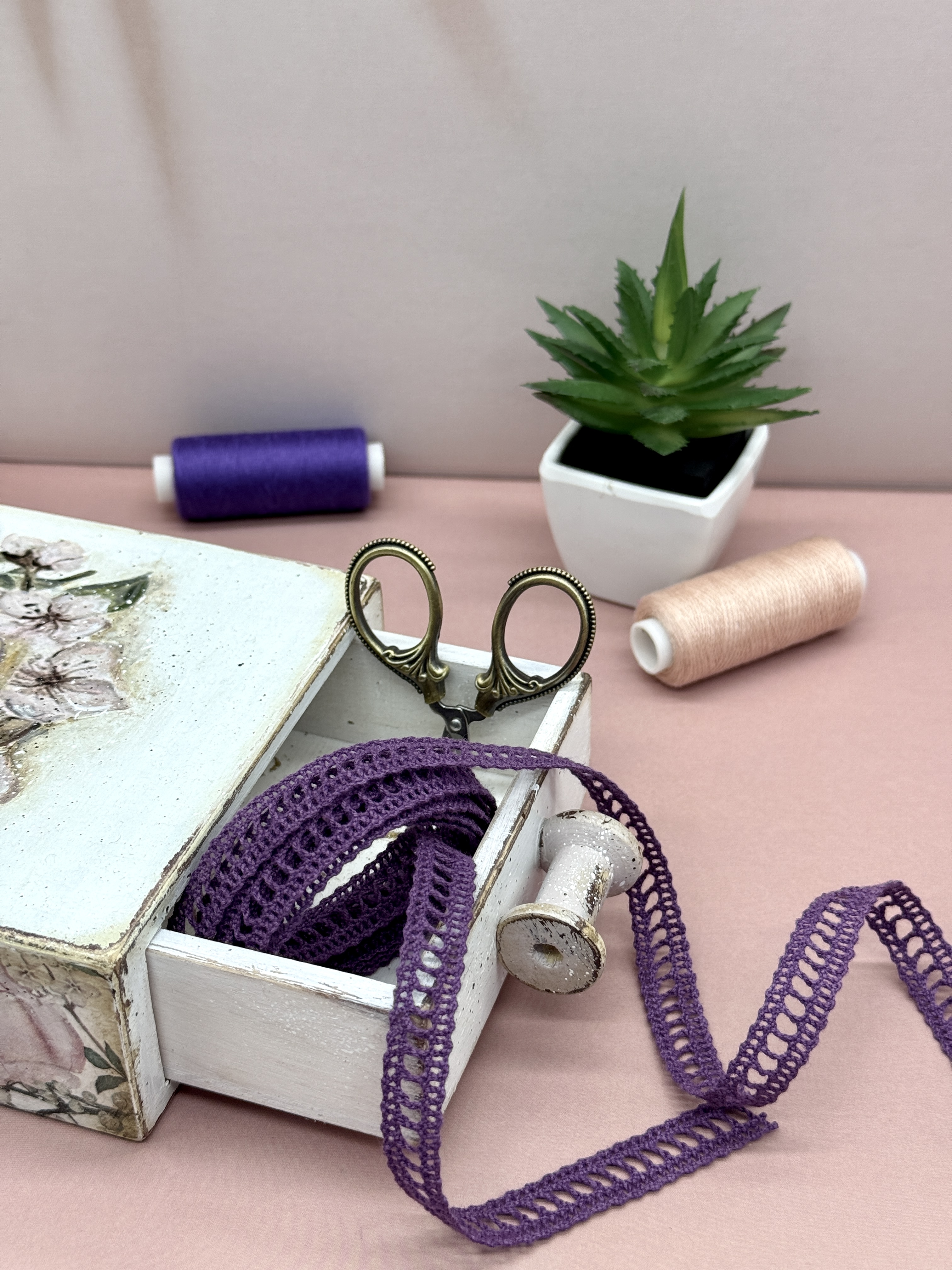 Кружево вязаное ЕТ1303