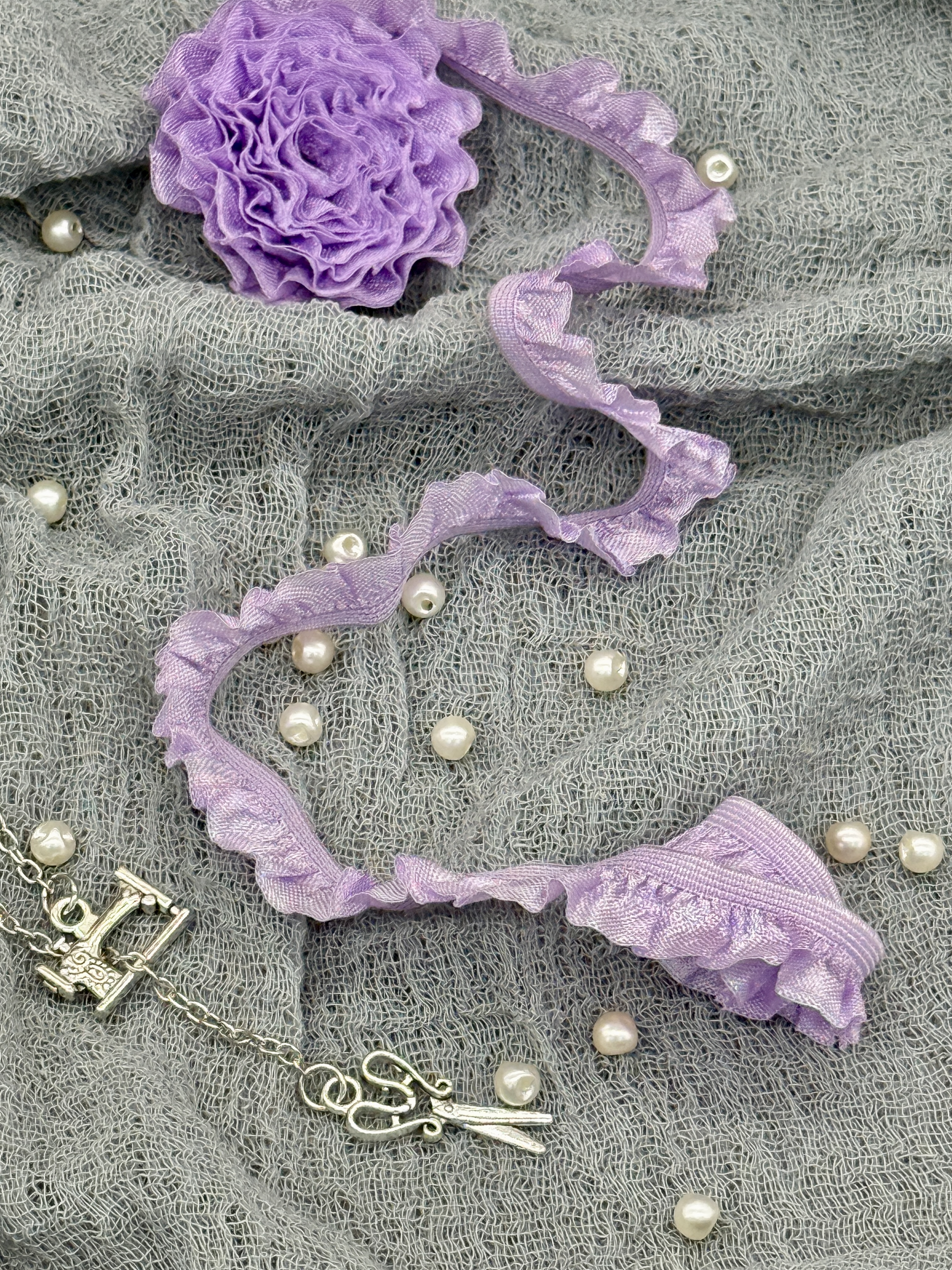 Кружевная резинка-оборка ЕТ1305