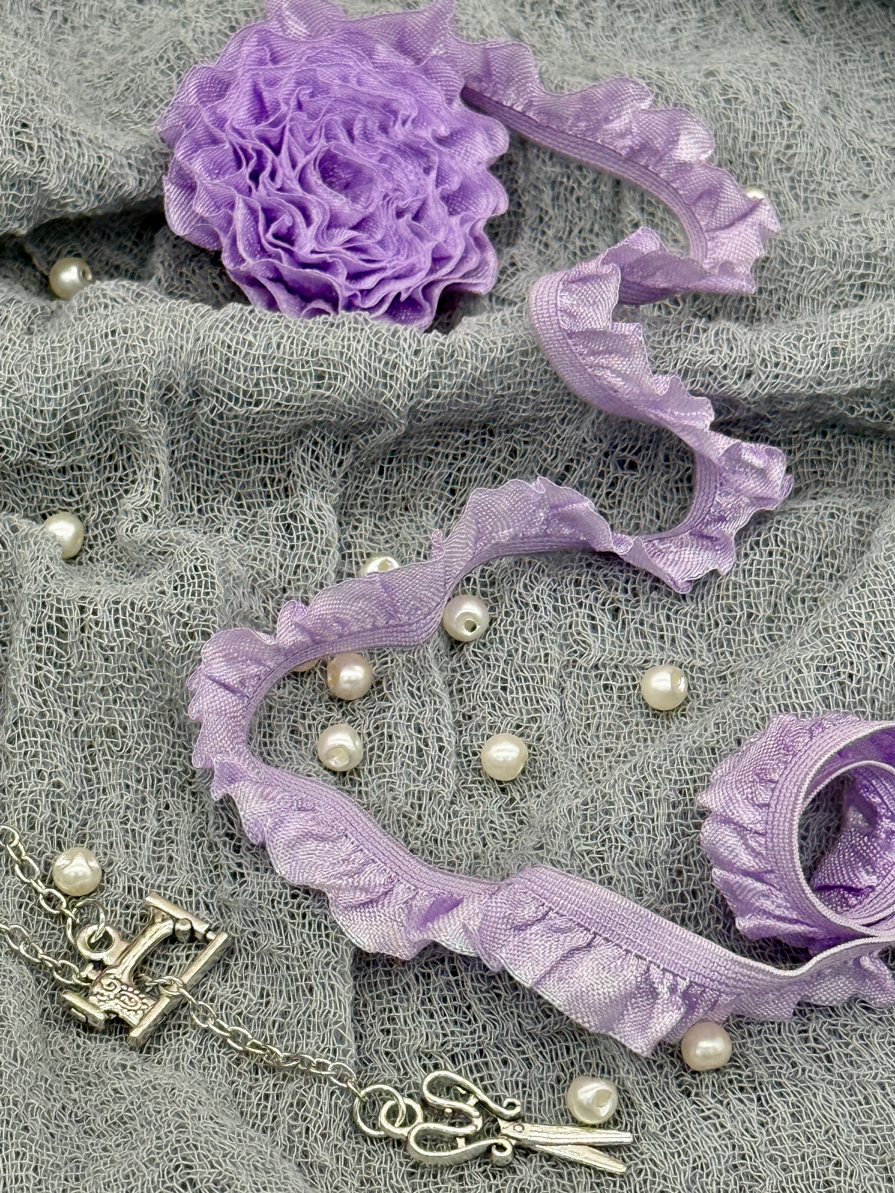 Кружевная резинка-оборка ЕТ1305