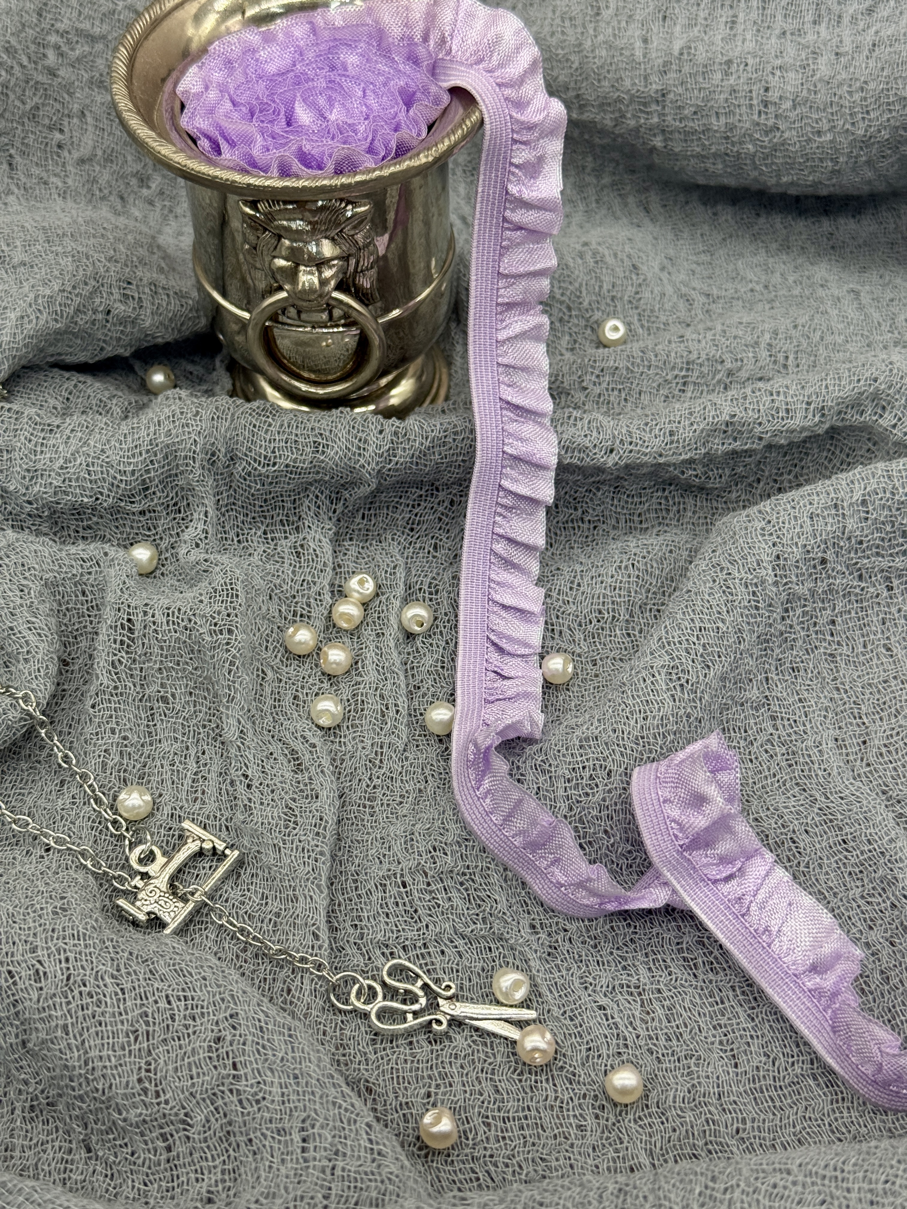 Кружевная резинка-оборка ЕТ1305