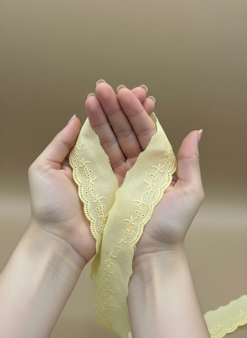 Шитье на батисте М390