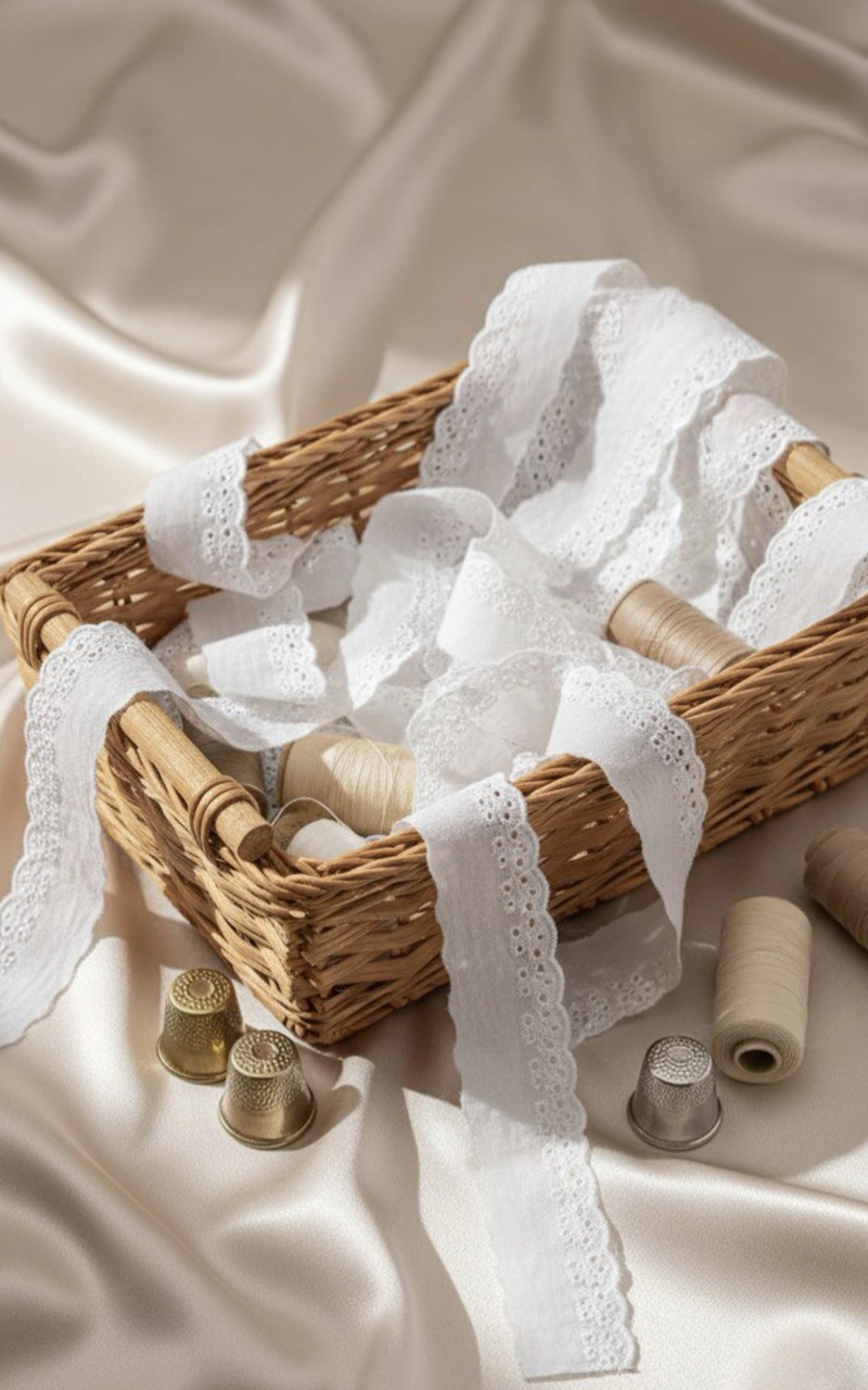 Шитье на батисте М914