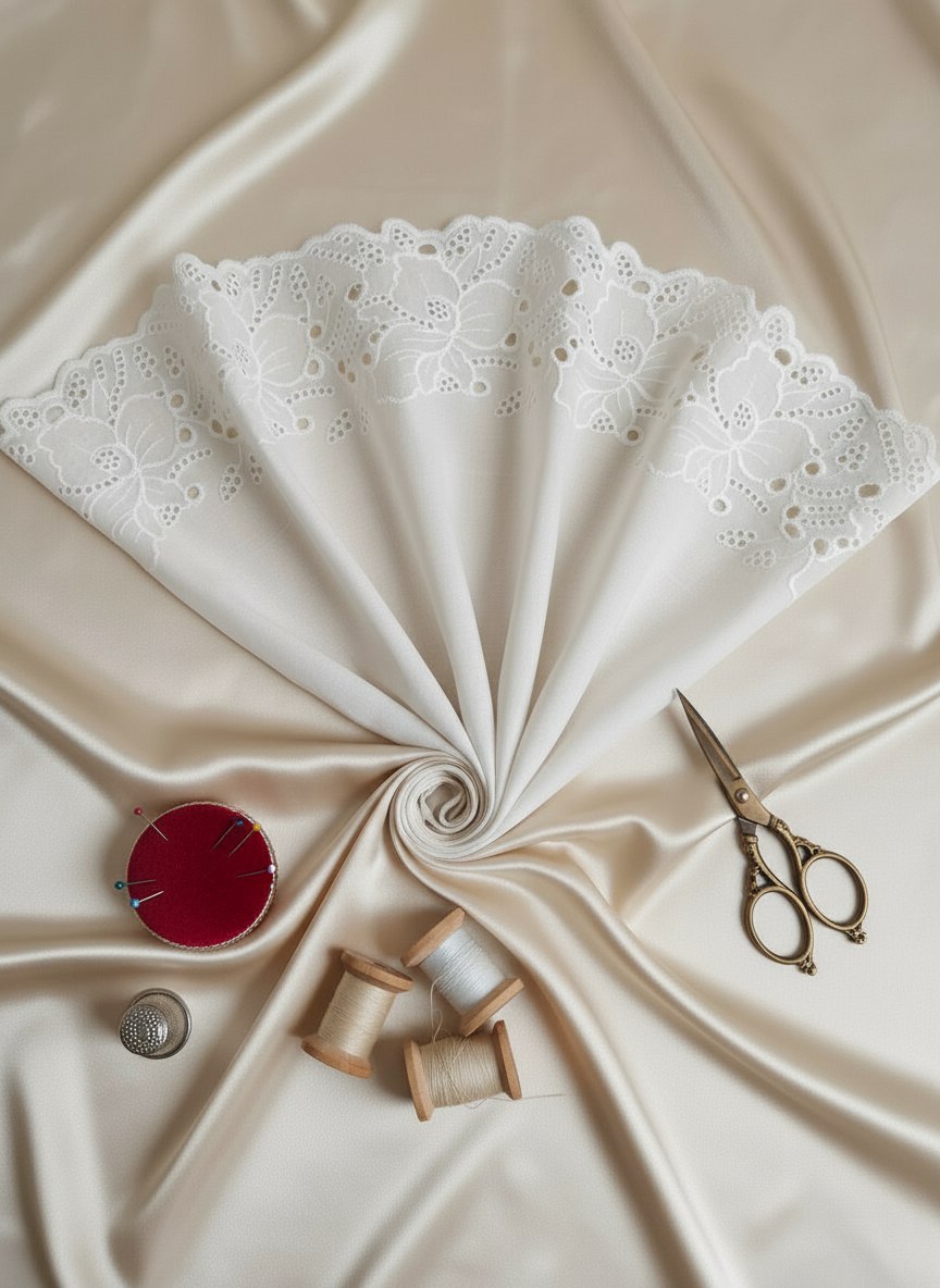 Шитье на батисте М866