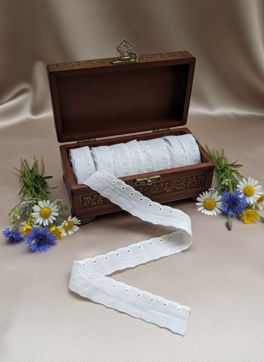 Шитье на батисте М915