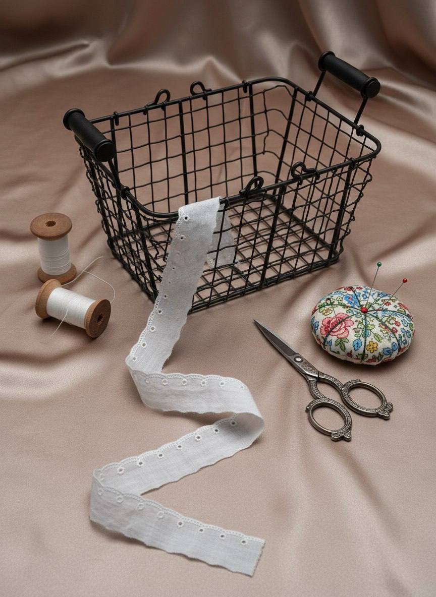 Шитье на батисте М915