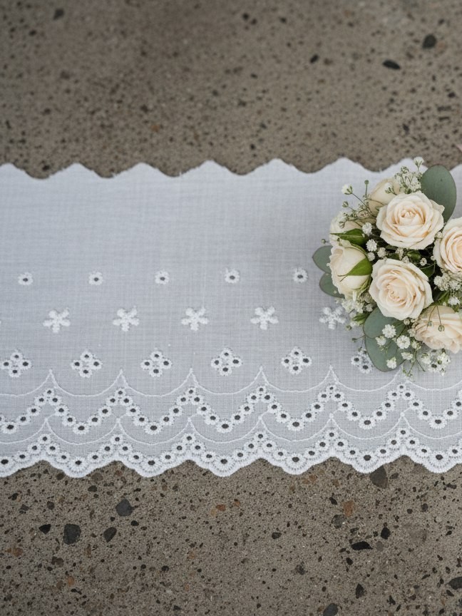 Шитье на батисте М919