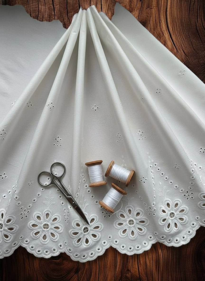 Шитье на батисте М931