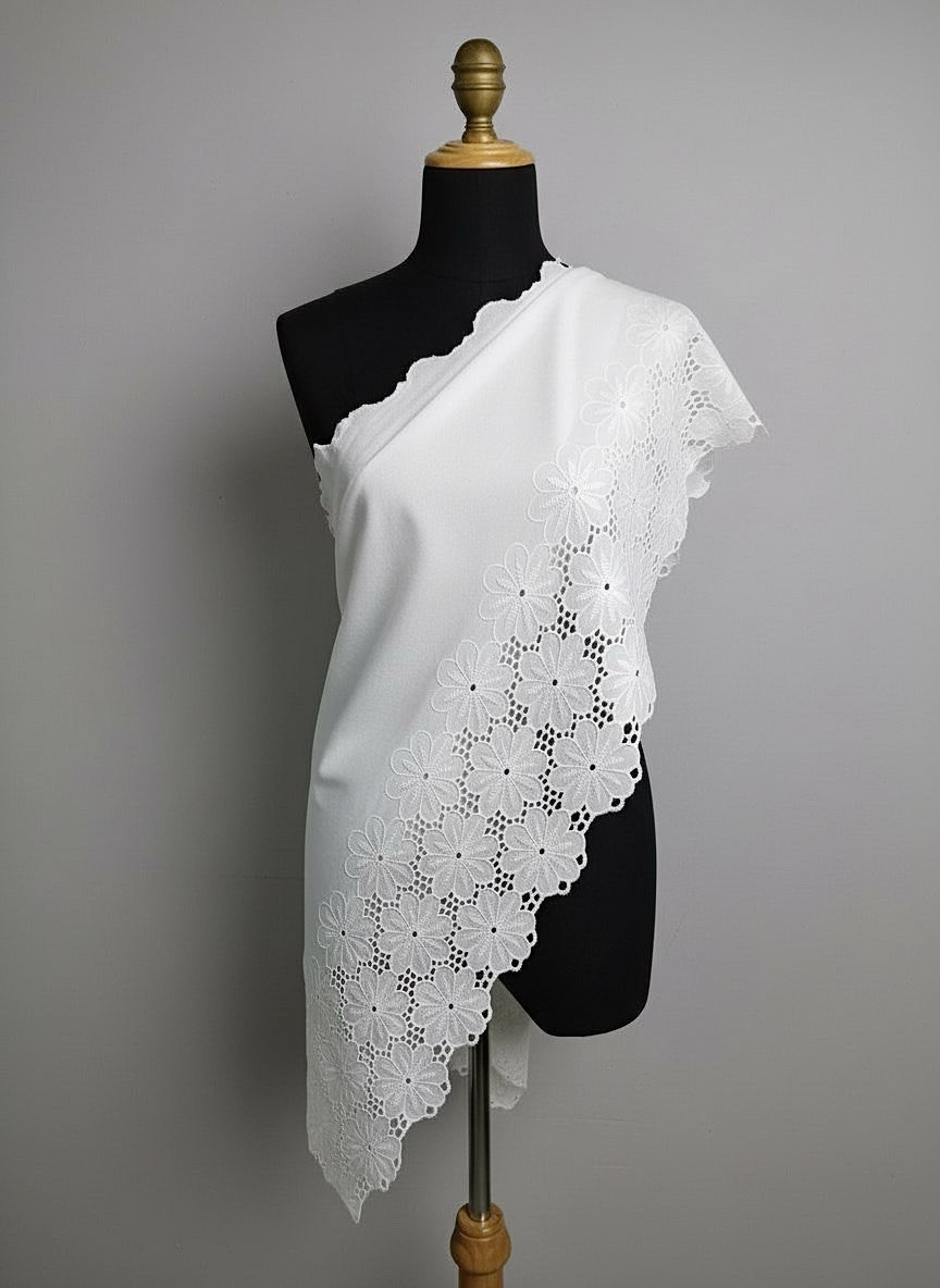 Шитье на батисте М833