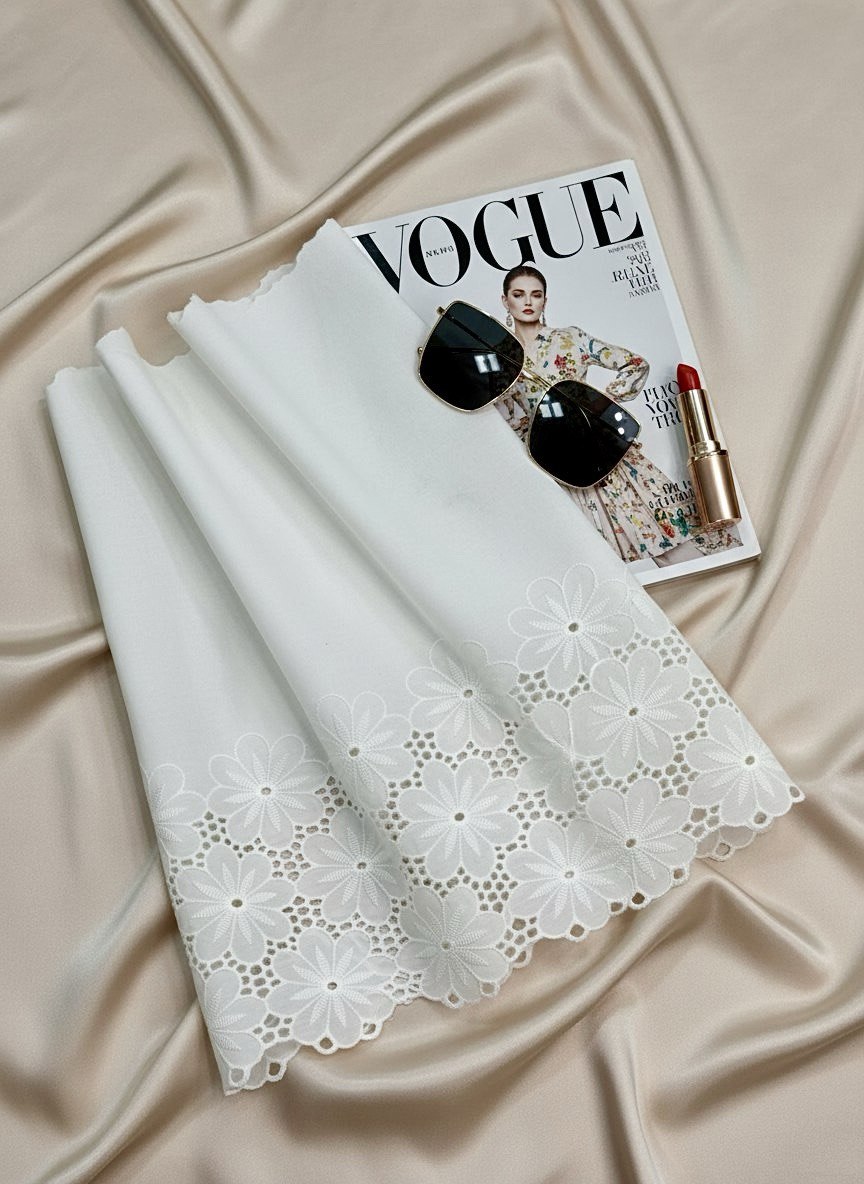 Шитье на батисте М833