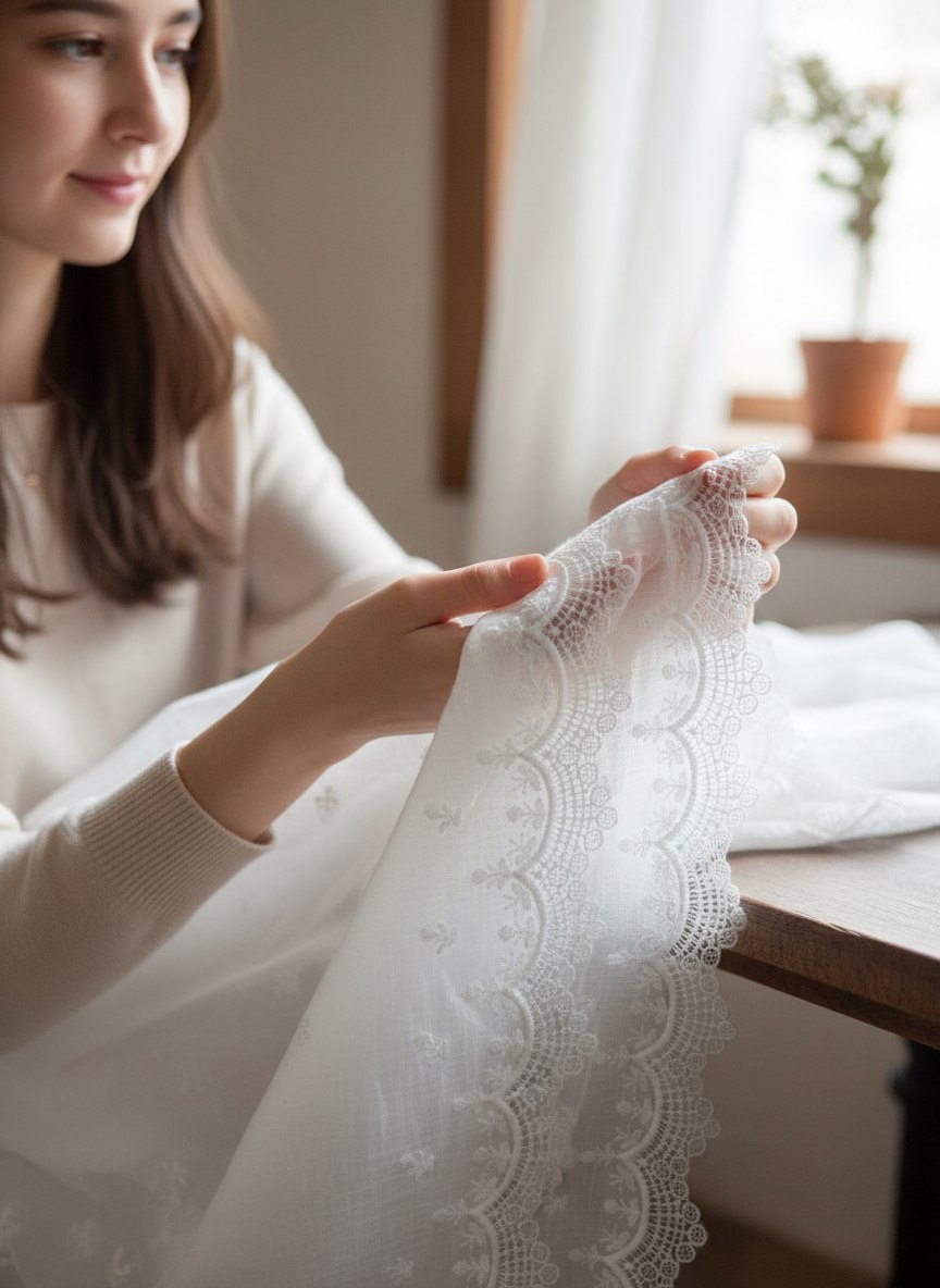 Шитье на батисте М920