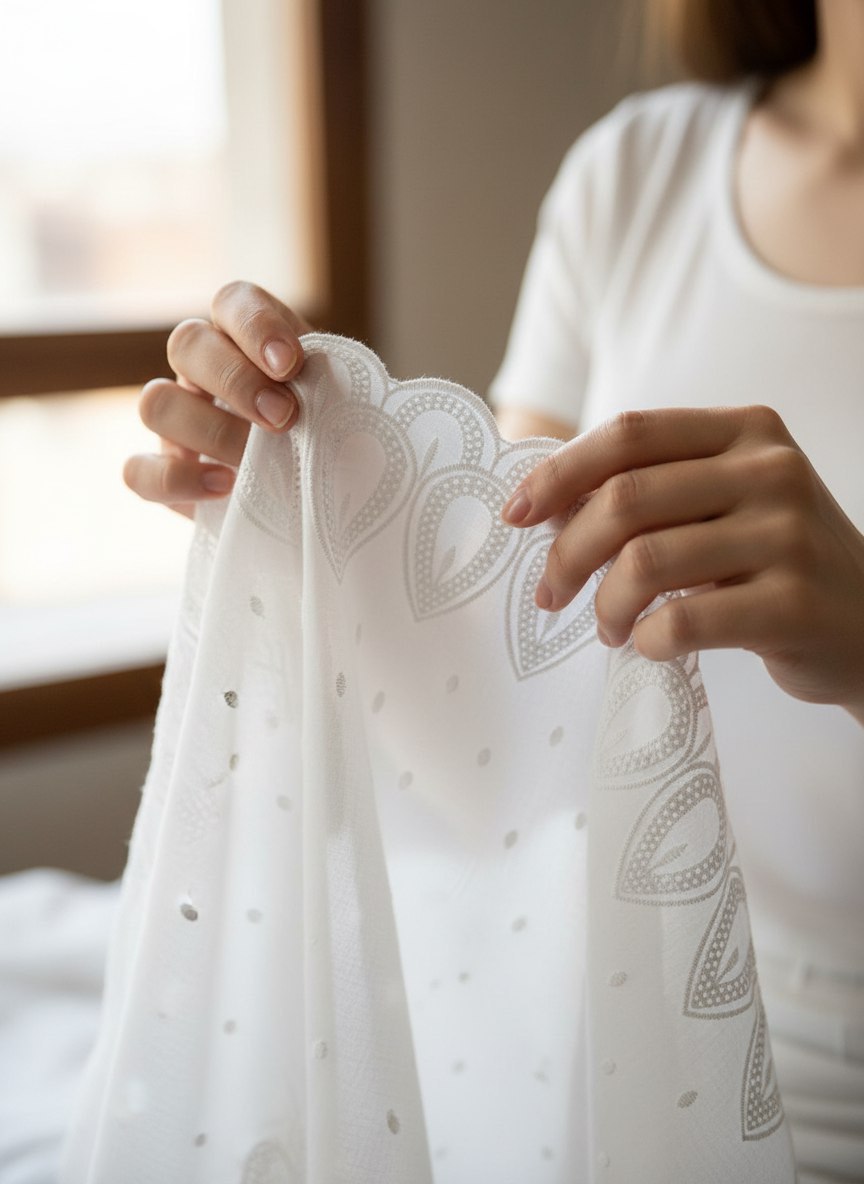 Шитье на батисте М686