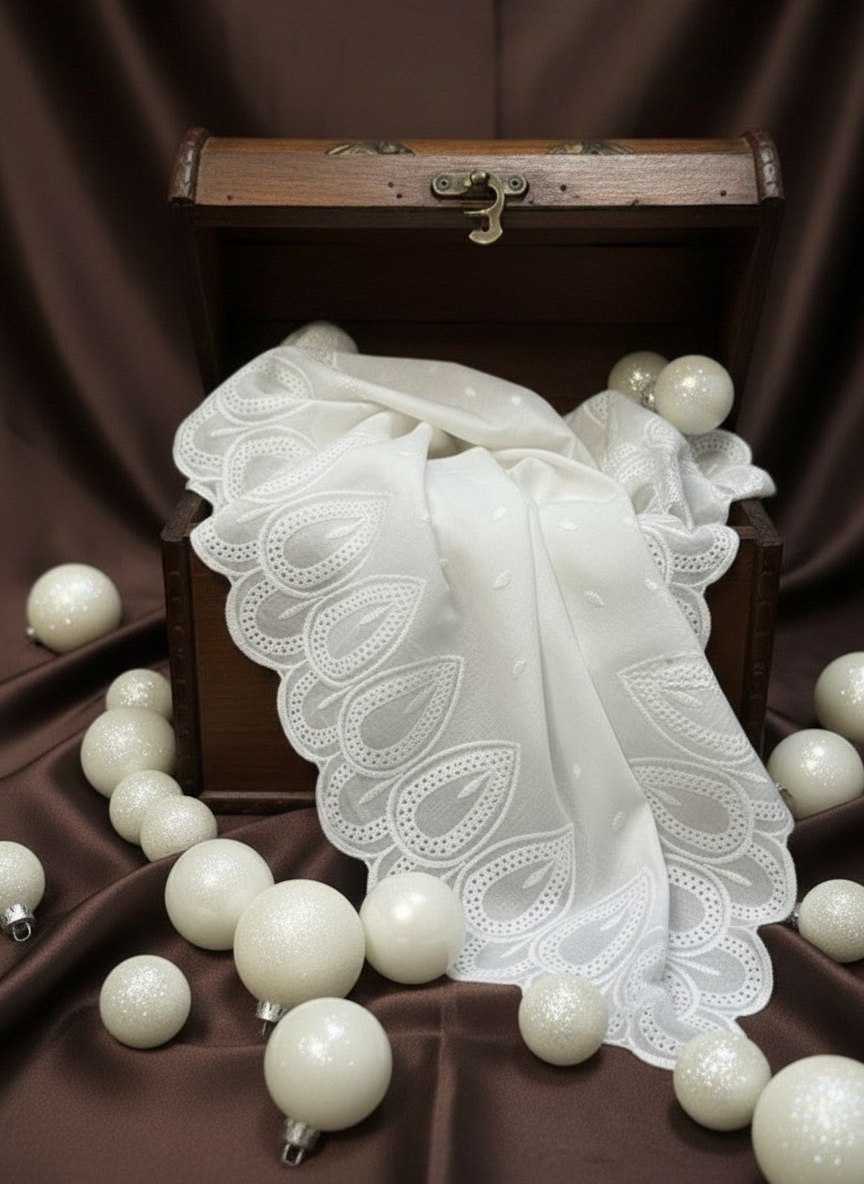 Шитье на батисте М686