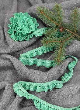 Кружевная резинка-оборка ЕТ1009