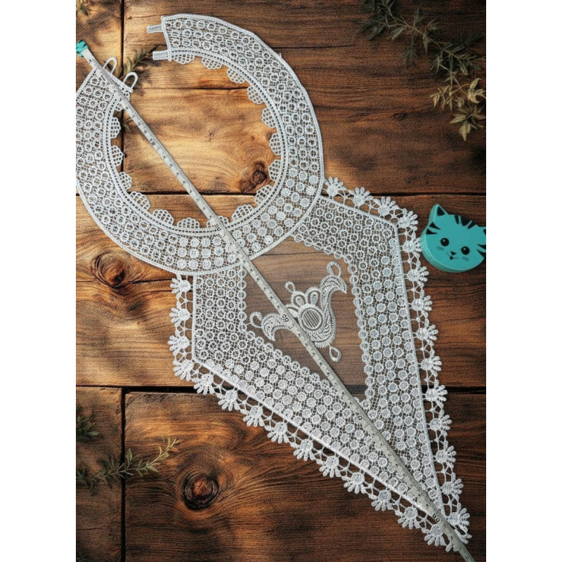 Воротник кружевной накладной