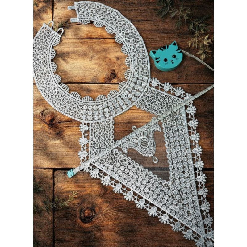 Воротник кружевной накладной