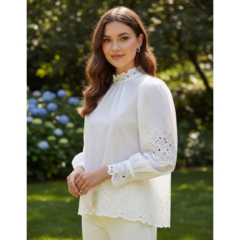 Шитье на батисте М866