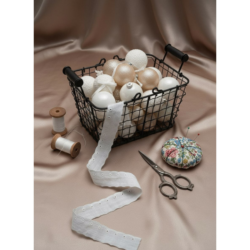 Шитье на батисте М915