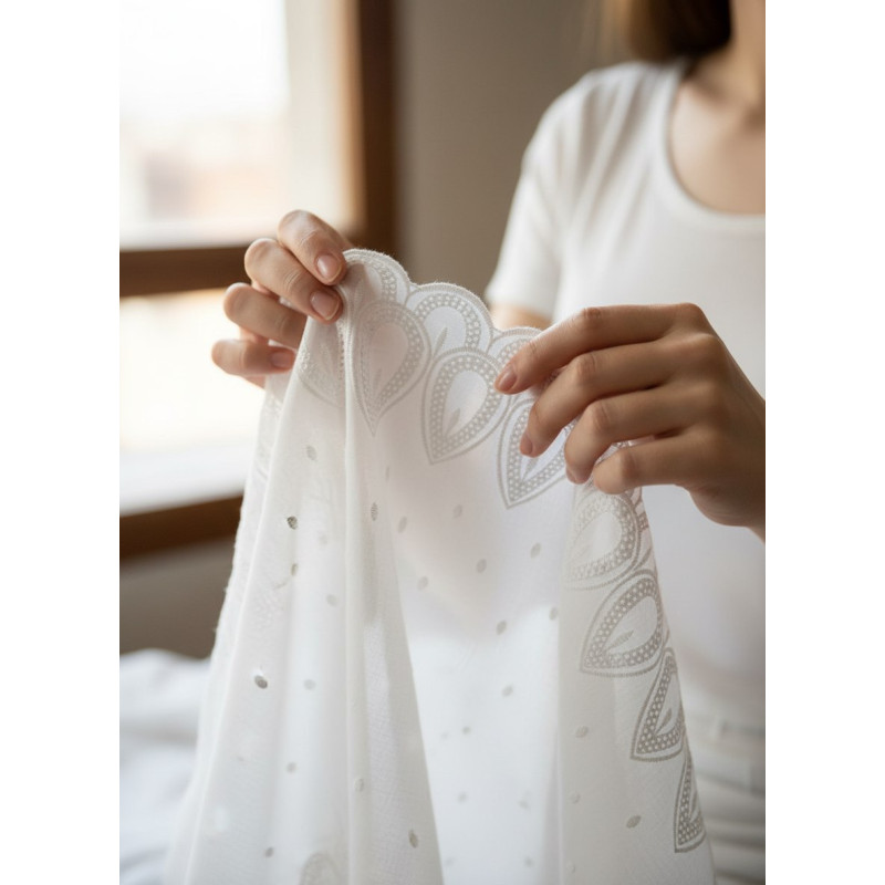 Шитье на батисте М686