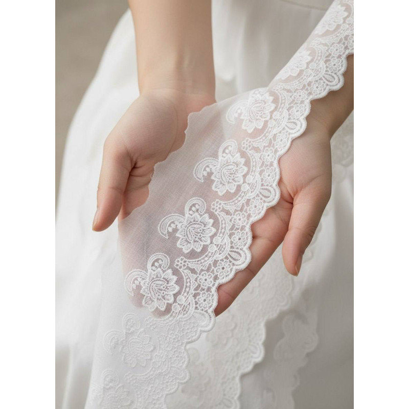 Шитье на батисте М912